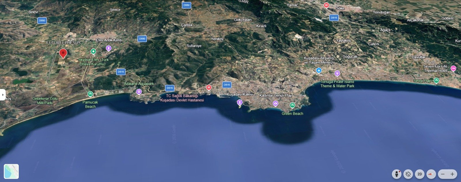 Efes Antik Kenti’ne, Selçuk Havalimanı’na ve Pamucak Sahili’ne yakın konumuyla bu parseller; turizm odaklı projeler geliştirmek isteyen yatırımcılar için değerlendirilebilecek bir alternatif sunuyor.