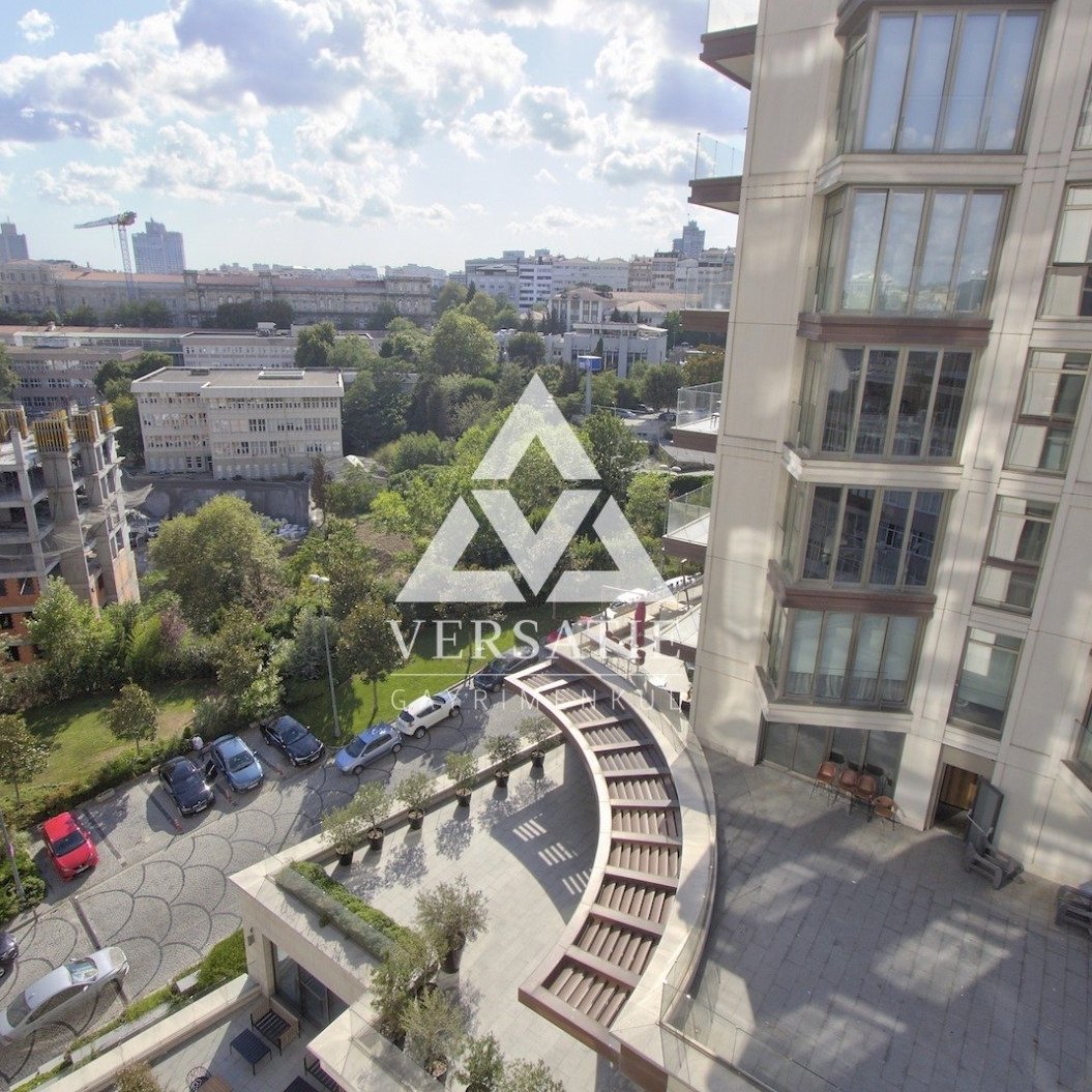 Magnificent, luxury apartment for sale in Maçka Armani Residence, with a magnificent Bosphorus view and wide usage area, spacious, with balcony.