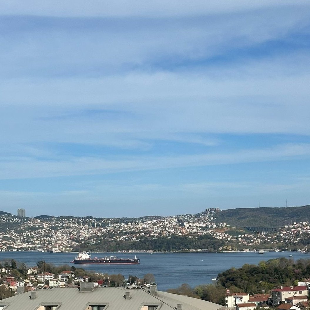 Located in Panavia By Panaroma Site in İstinye, one of the most serene districts of Istanbul; Roof duplex with Bosphorus view, spacious, magnificent view, for sale