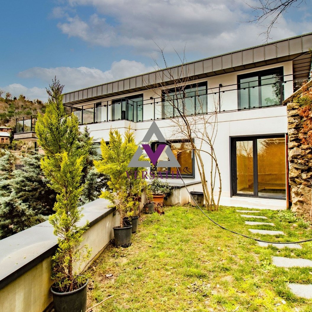 In Bebek, one of the most decent districts of Istanbul; Luxury triplex villa for sale, with Bosphorus view, surrounded by greenery, with large usage area and spaciousness, suitable for workplace-office use.