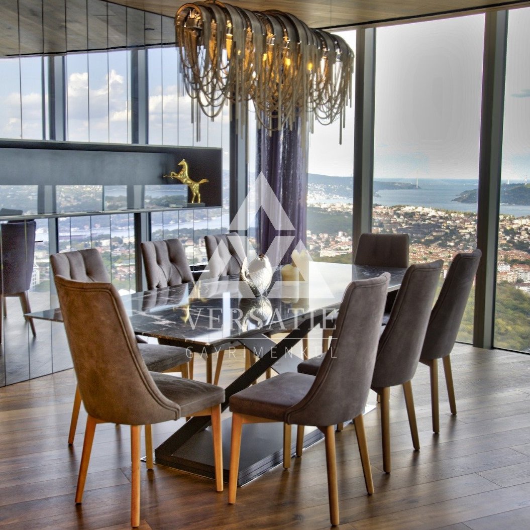 İstanbul’un Zirvesinde: Spine Tower’da Boğaz Manzaralı Penthouse