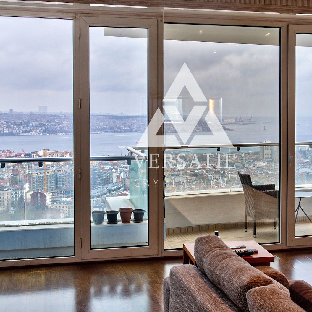 Beşiktaş’ta Selenium Twins Rezidans’ta Boğaz'ın büyüleyici manzarasına hakim, lüks ve modern bir yaşam alanına sahip muhteşem kiralık dubleks penthouse daire. 