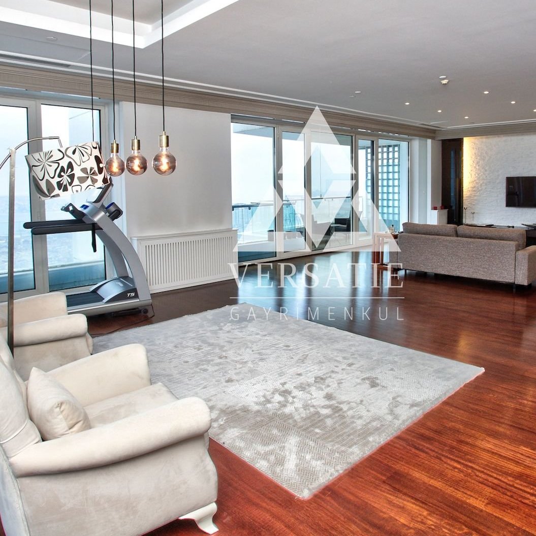 Beşiktaş’ta Selenium Twins Rezidans’ta Boğaz'ın büyüleyici manzarasına hakim, lüks ve modern bir yaşam alanına sahip muhteşem kiralık dubleks penthouse daire. 