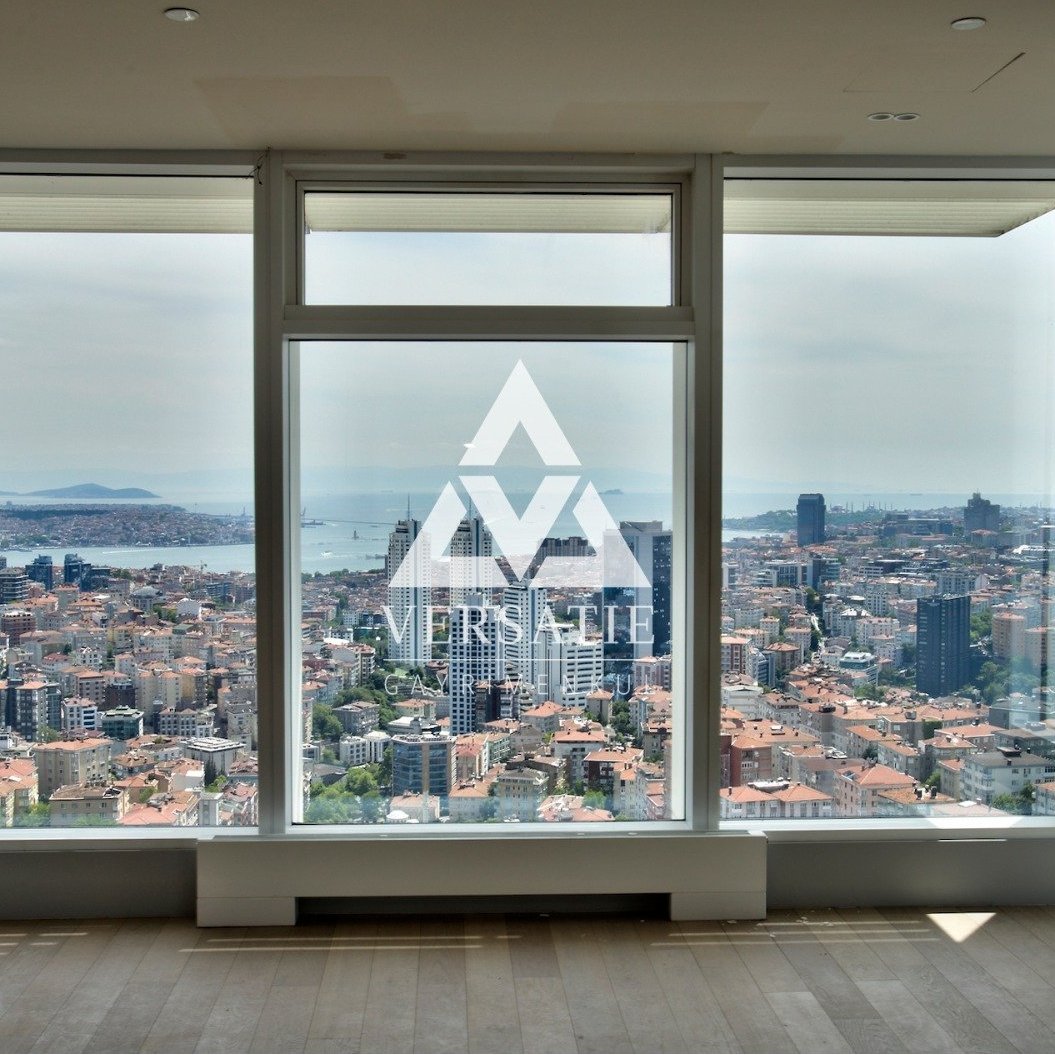 İstanbul Şişli’de yer alan Quasar’da modern ve zarif tasarımıyla dikkat çeken, boğaz manzaralı, yüksek kat, kiralık, muhteşem lüks rezidans